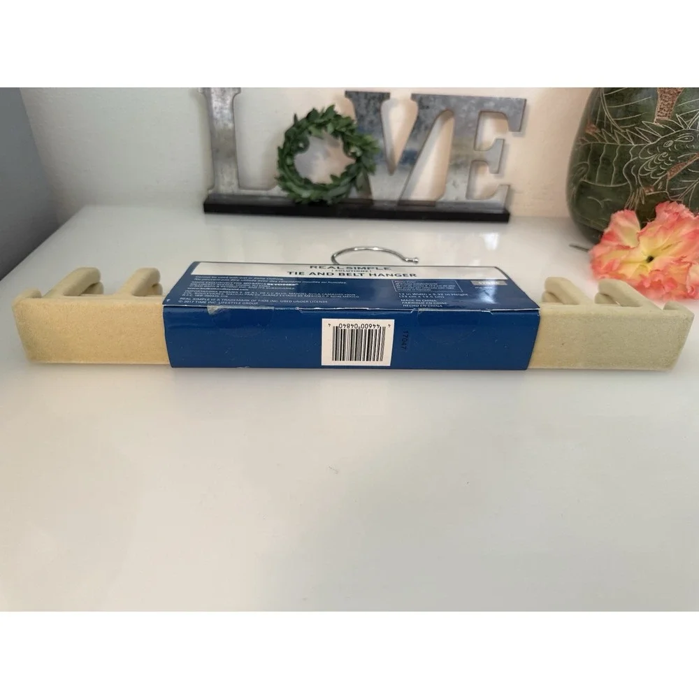 Tie and Belt Hanger 20 Non Slip Hooks Folds Flat Bed Bath and Beyond Stone Color